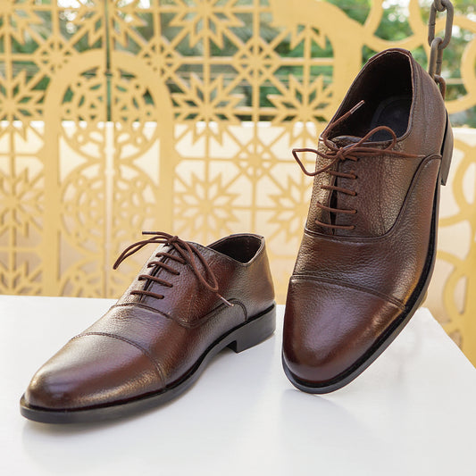 Brown Elite Sovereign Fit-In Oxfords