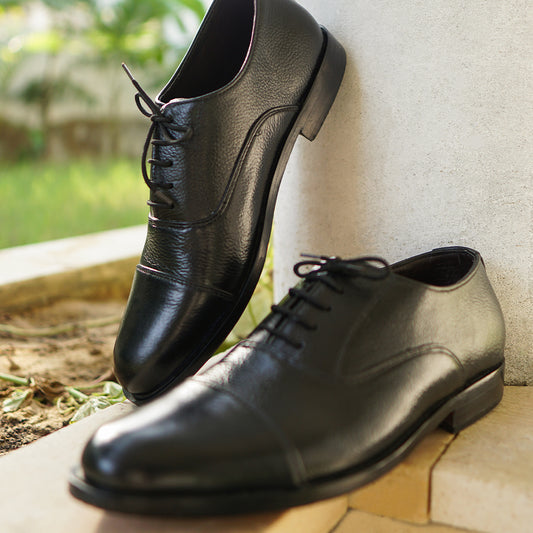 Black Elite Sovereign Fit-In Oxfords