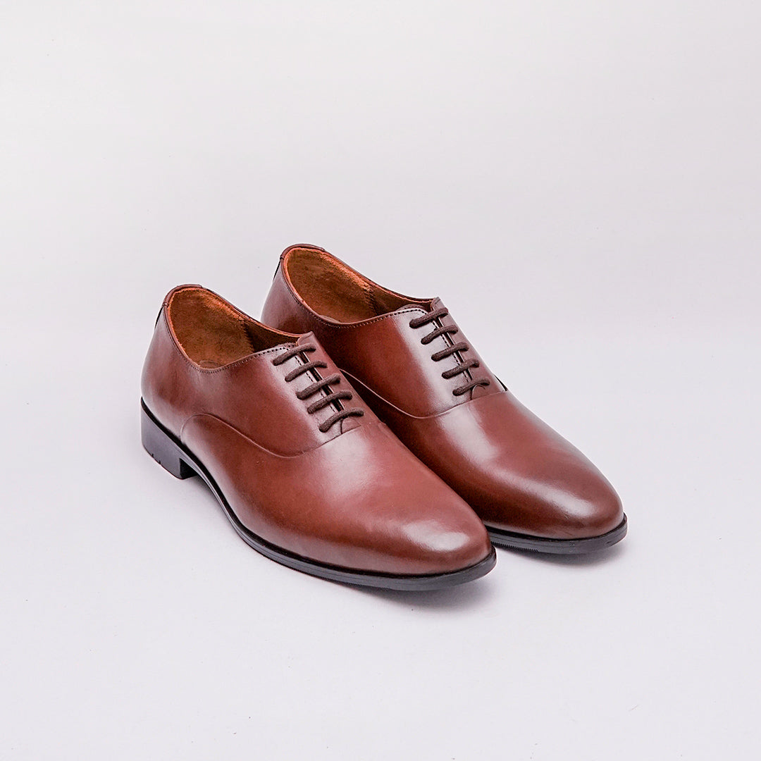 Goodyear Welted Brown Chisel Toe Oxfords