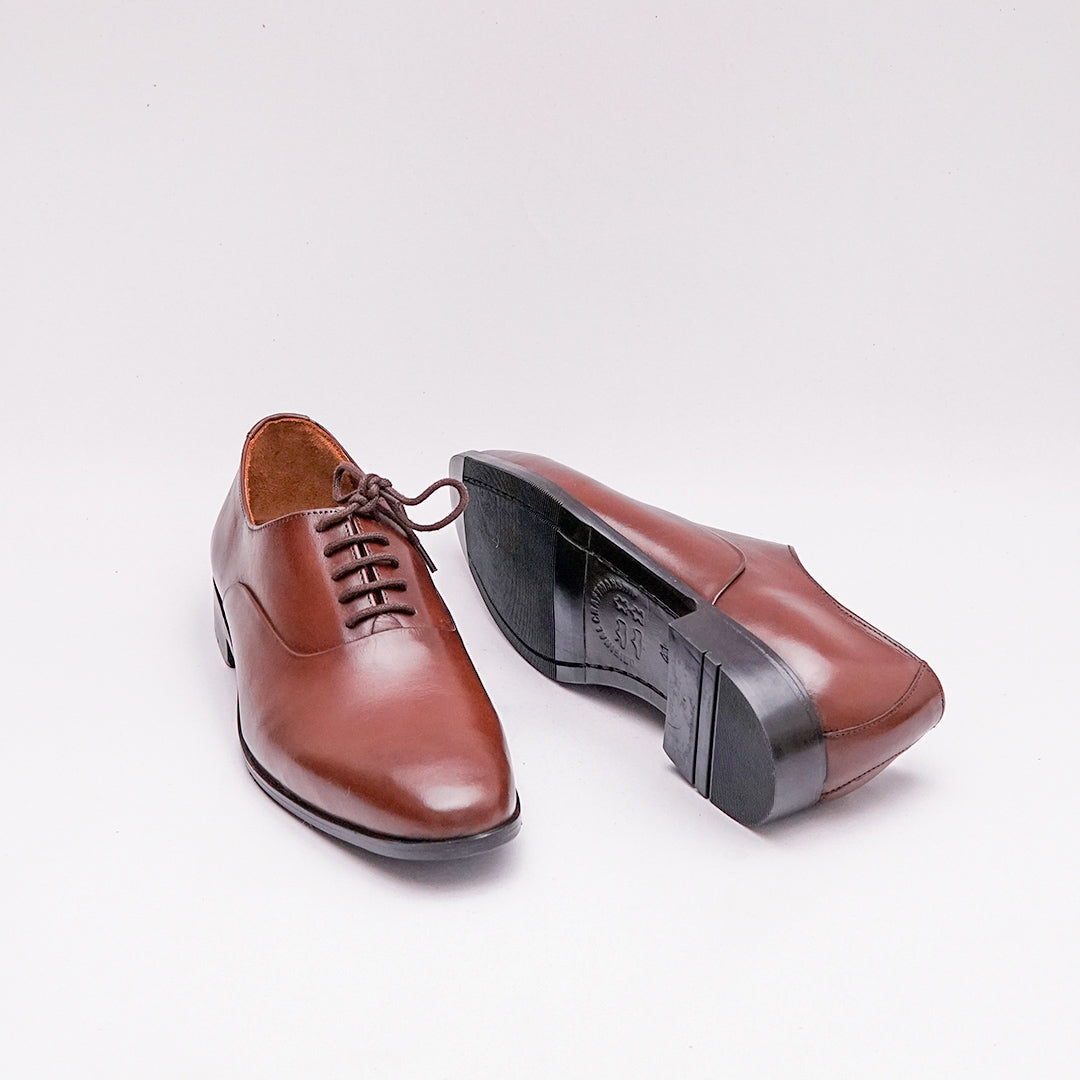 Goodyear Welted Brown Chisel Toe Oxfords